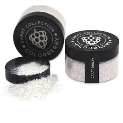 Colorberry Carat Collection Dry Resin Pigment - Druzy, 50 g, Jar (Shown in and out of jar)