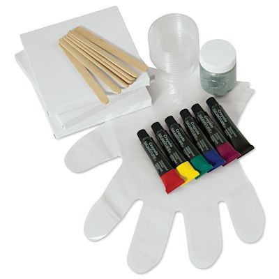 Crayola Signature Acrylic Paint Set - Components of set shown