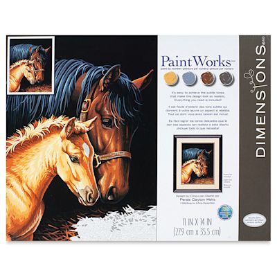 Paintworks Gentle Touch 11" x 14" Paint by Number Kit, In Package