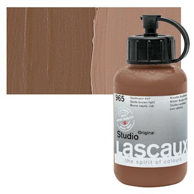 Lascaux Studio Acrylics - Oxide Brown Light, 85 ml bottle