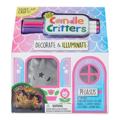 Bright Stripes LED Candle Critters Kit - Pegasus