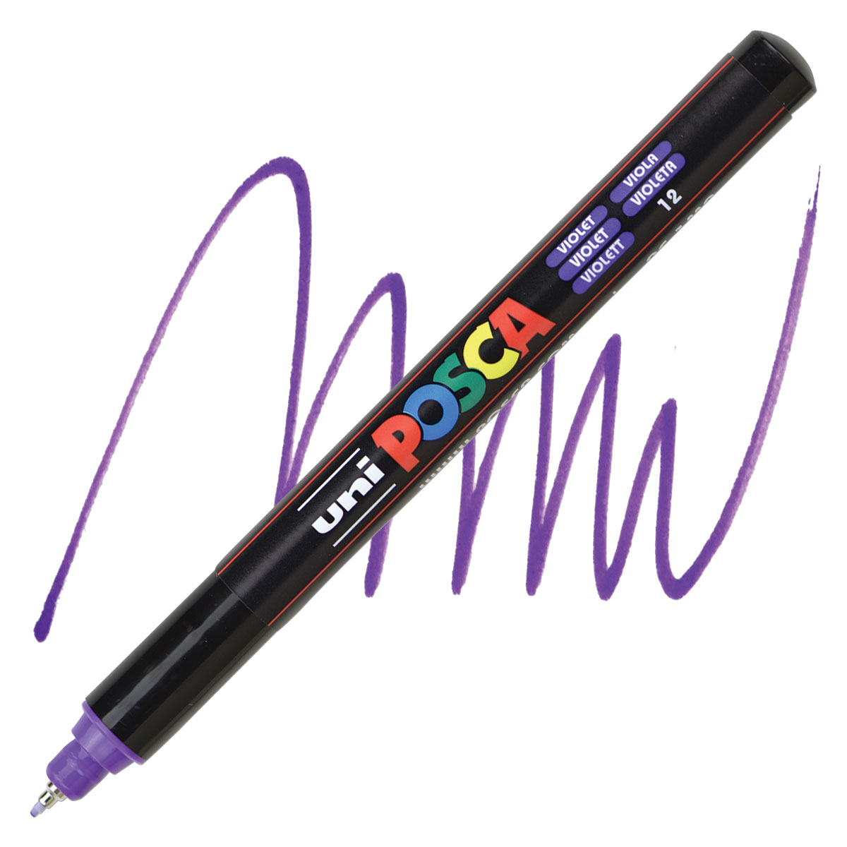 Uni Posca Paint Marker Violet X Fine Tip Mm Blick Art Materials