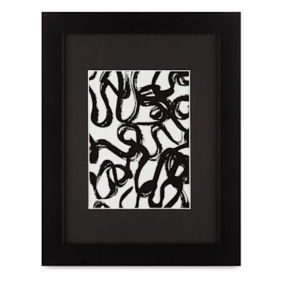 Blick Sheffield Frame - Black w/ Black Mat, 9" x 12" (Out of packaging)