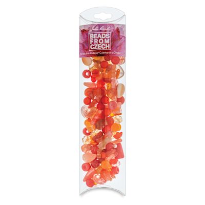 John Bead Czech Glass Bead Mix - Azores Sunset, 100 g