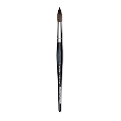 Da Vinci Casaneo Synthetic Squirrel Watercolor Brush - Round, Size 16, Short Handle, Synthetic