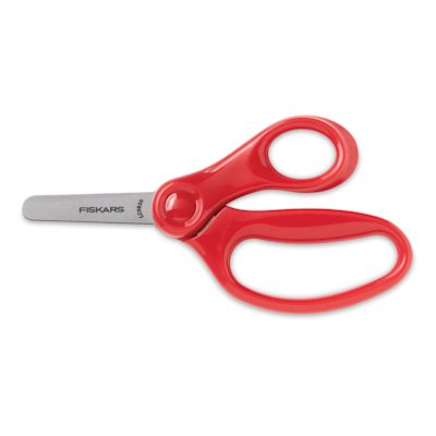 Fiskars Scissors - 5", Blunt, Red