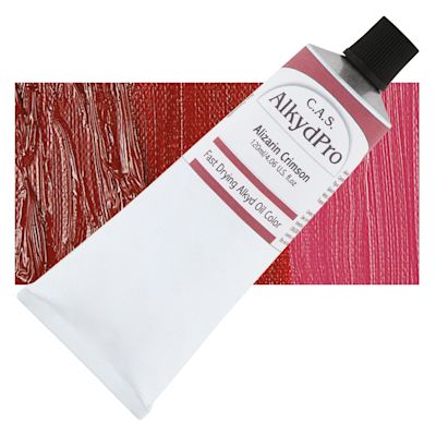 CAS AlkydPro Fast-Drying Alkyd Oil Color - Alizarin Crimson, 120 ml tube