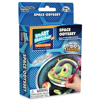 Flycatcher smART Sketcher 2.0 Creativity Pack - Front of package of Space Odyssey pack