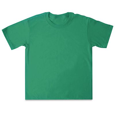 First Quality 50/50 T-Shirts, Youth Sizes - Kelly Green X-Small (2-4)