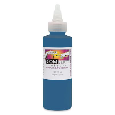 Iwata Com-Art Airbrush Color - 4 oz, Reproduction Cyan