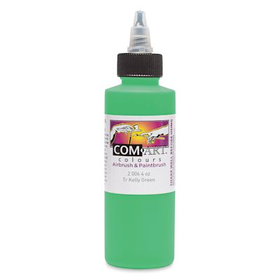 Iwata Com-Art Airbrush Color - 4 oz, Transparent Kelly Green