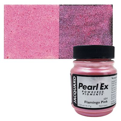 Jacquard Pearl-Ex Pigment - 0.5 oz, Flamingo Pink