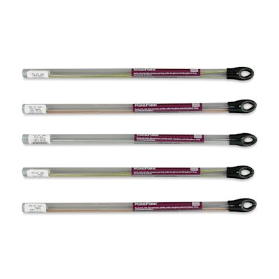 Amaco WireForm Aluminum Rods - Pkg of 6, Thin, 1 mm x 12"