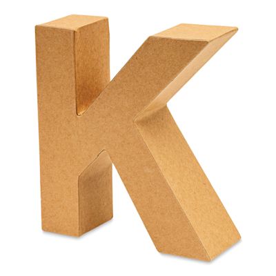 Papier Mache Letter - K