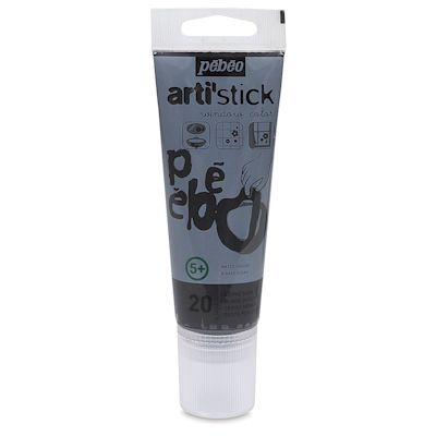 Pebeo Arti' Stick Window Color - Black, 75 ml tube