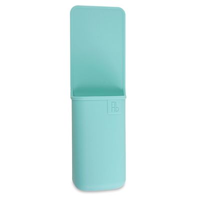 Hobby Holster Craft Tool Holder - Aqua holster shown open and empty