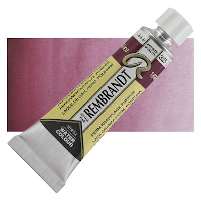 Rembrandt Artist Watercolors - Permanent Madder Lake Purple, 10 ml tube
