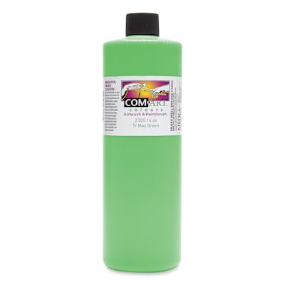 Iwata Com-Art Airbrush Color - 16 oz, Transparent May Green