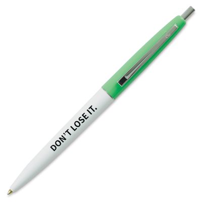 Public School Paper Co. Pen - Green, Don't Lose It