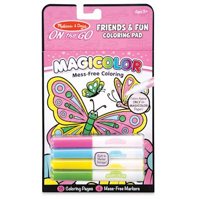Melissa & Doug On the Go Magicolor Coloring Pad - Friendship and Fun (In packaging)