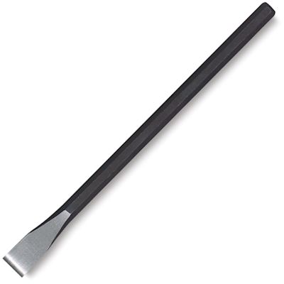 Sculpture House Stone Carving Chisel - Flat Chisel with 5/8" Small Tip at angle