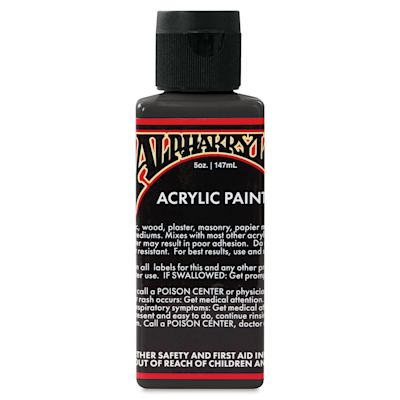 Alpha6 Alphakrylic Acrylic Paint - Dark Grey, 5 oz