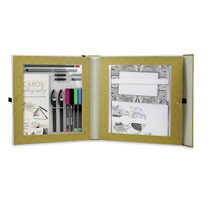 SpiceBox Sketch Plus Deluxe From the Heart Cards and Calligraphy Kit (Kit contents)