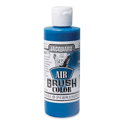 Jacquard Airbrush Paint - 4 oz, Bright Turquoise