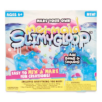 Make Your Own SlimyGloop Kits - Front of Mermaid package