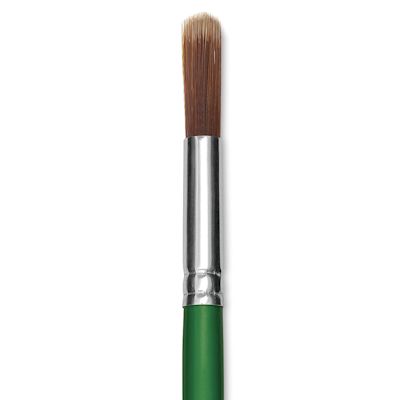 Blick Economy Golden Nylon Brush - Round, Long Handle, Size 16