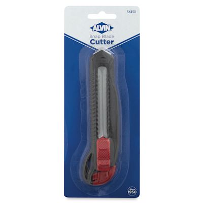 Alvin SN450 Heavy Duty Snap Blade Cutter, In Package, Front