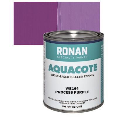 Ronan Aquacote Water-Based Acrylic Color - Process Purple, Pint