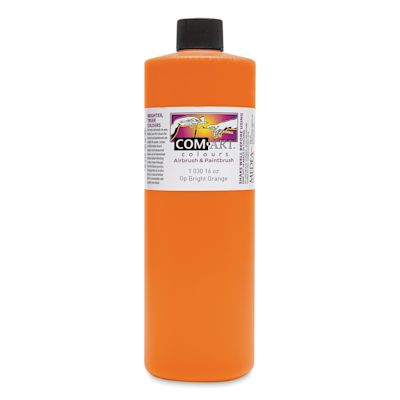 Iwata Com-Art Airbrush Color - 16 oz, Opaque Bright Orange
