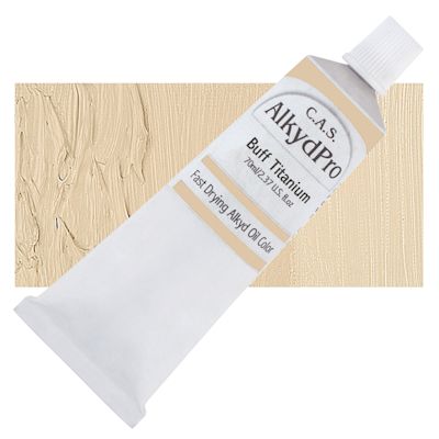 CAS AlkydPro Fast-Drying Alkyd Oil Color - Buff Titanium, 70 ml tube