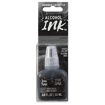 Brea Reese Shimmer Alcohol Ink - Mars Black, 20 ml (in packaging)