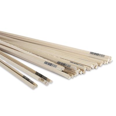 Midwest Products Basswood Strips - 36 Pieces, 3/16" x 3/16" x 24"