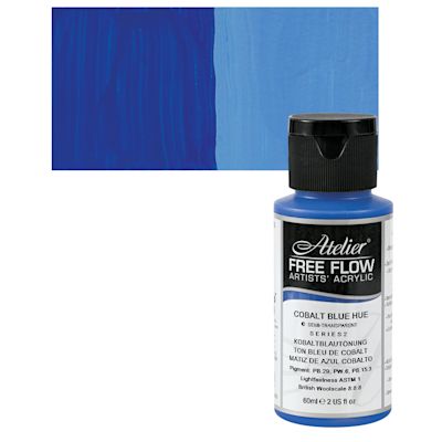Chroma Atelier Free Flow Acrylic - Cobalt Blue Hue, 2oz bottle
