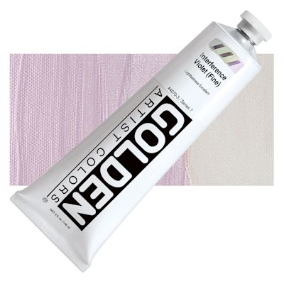 Golden Heavy Body Artist Acrylics - Interference Violet (Fine), 5 oz tube