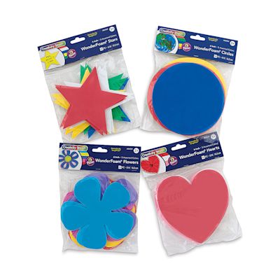 Large WonderFoam Shapes - Four types of Shapes in Assortment shown