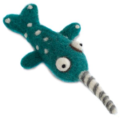 Woolbuddy Needle Felting Kit - Narwhal Kit
