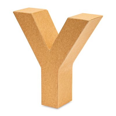 Papier Mache Letter - Y