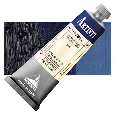 Maimeri Artisti Oil Color - Indanthrene Blue, 60 ml tube