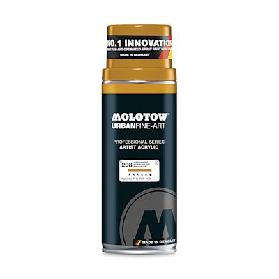 Molotow Urban Fine-Art Artist Acrylic Spray Paint - Ocher Brown Light, 400ml Can