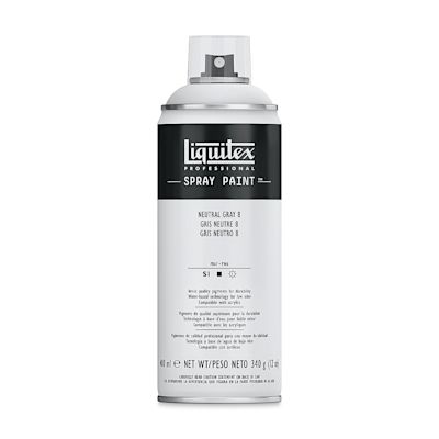 Liquitex Professional Spray Paint - Neutral Gray 8, 400 ml can