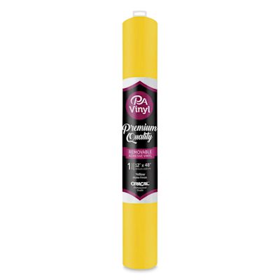PA Vinyl Removable Vinyl - Matte Yellow, 12" W x 48" L