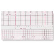 Westcott Transparent Pica Rule Westcott Transparent Pica Rule