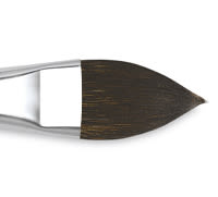 Oval Wash/Cat's Tongue Brush