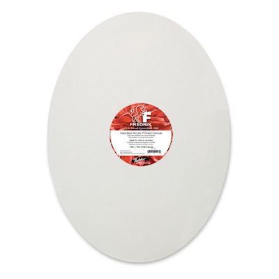 Fredrix Profile Cotton Canvas - 12" x 16", Oval
