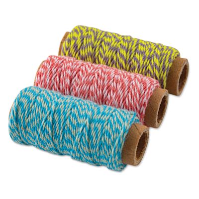 Hemptique Bakers Twine - Hula Hoop, Package of 3 (Out of packaging)