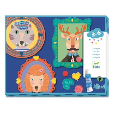 Djeco Le Petit Artist Collage Kit - Family Portraits